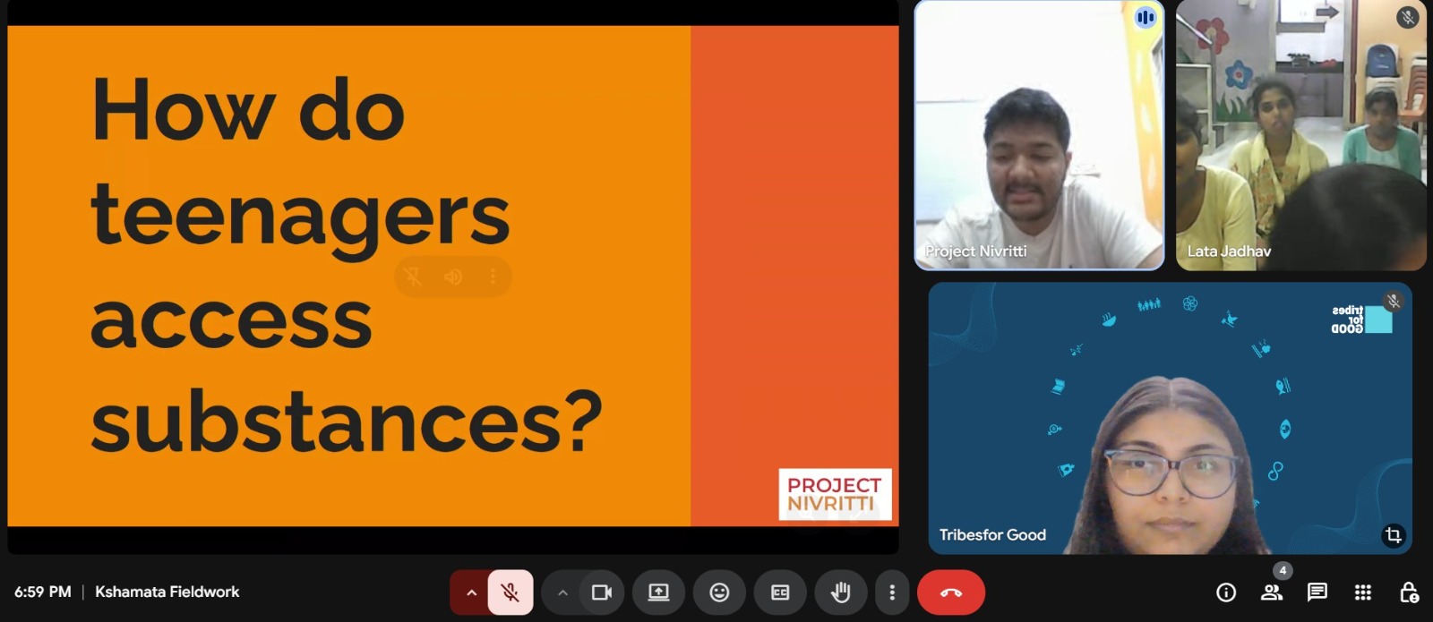 Project Nivritti Main Session